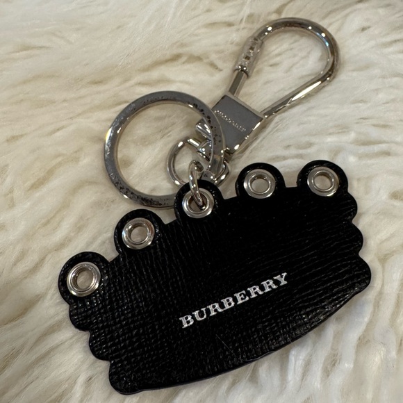 Burberry Crown Keychain with Silver Accents and Hardware - Picture 2 of 3